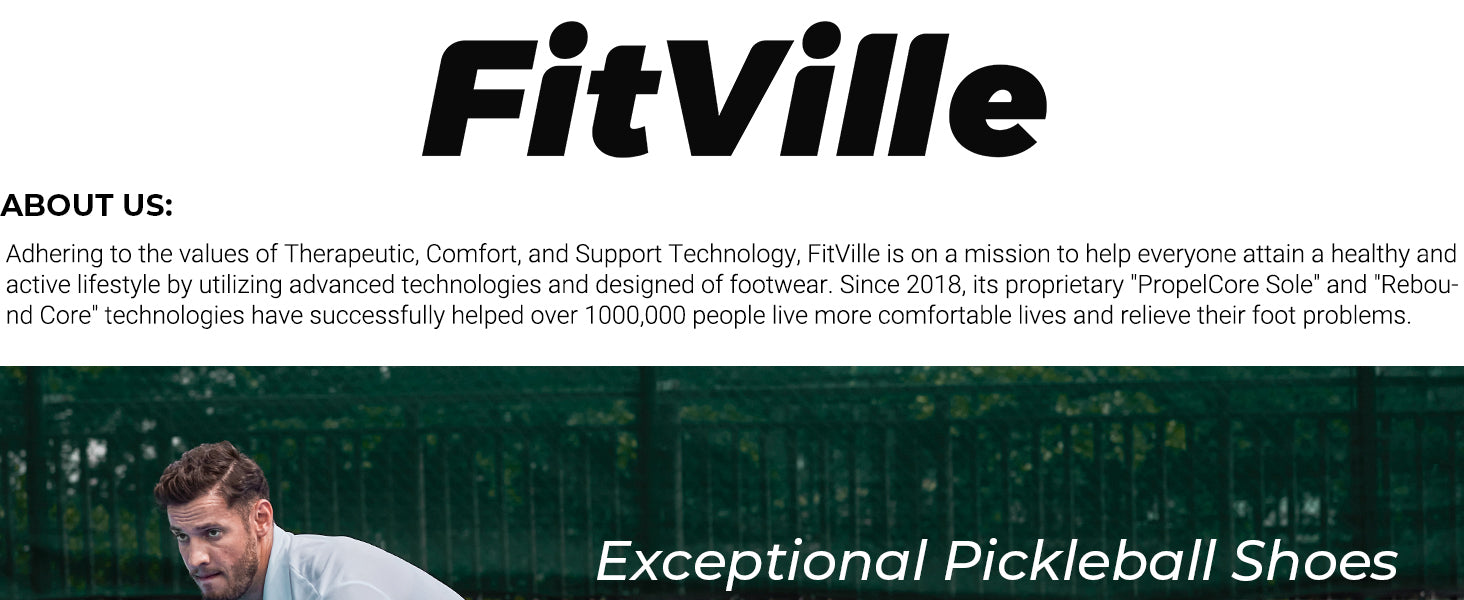 Fittington Wide Pickleball Shoes for Men Casual Sport Sneakers Breathable Tennis Shoes Hard Court Racquetball Cushioning Support