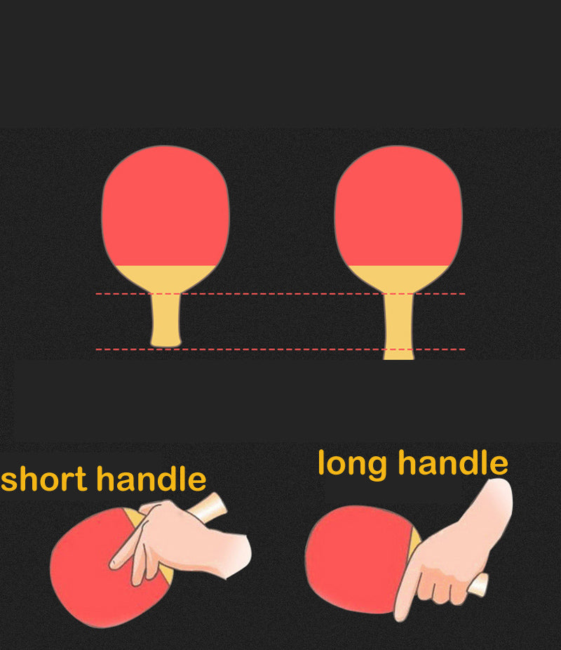 "Star Two Table Tennis Racket - Horizontal and Vertical"