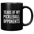 Panvola Tears of My Pickleball Opponents Pickleball Gifts Sports Player Grandpa Grandma Husband Wife Mom Dad Coffee Mug Ceramic Cup Novelty Drinkware (11 oz Black)