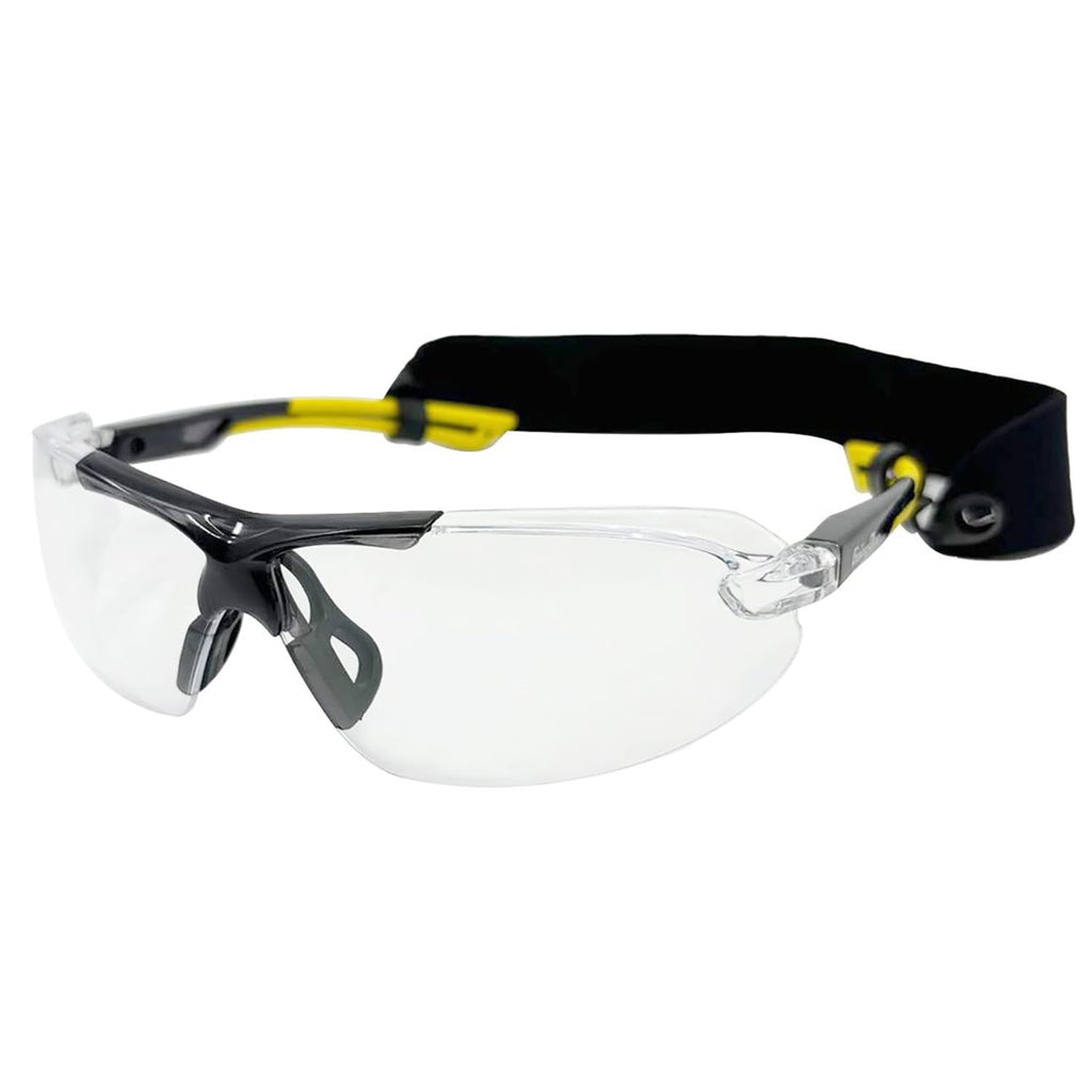 Going One Sports Safety Glasses - Pickleball Protective Eyewear Eye Protection Goggles for Racquetball Squash Basketball Soccer; with Anti-Fog Lenses and Adjustable Strap for Men and Women