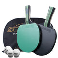 Senston Ping Pong Paddles Table Tennis Paddle Ideal for Entertainment or Competition - Ping Pong Paddle Set with Advanced Speed Control and Spin - Blue