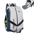 CCGTIOR Multi-Use Padel Backpack For Sport Convertible Tennis Backpack With Shoe Compartment - Blue