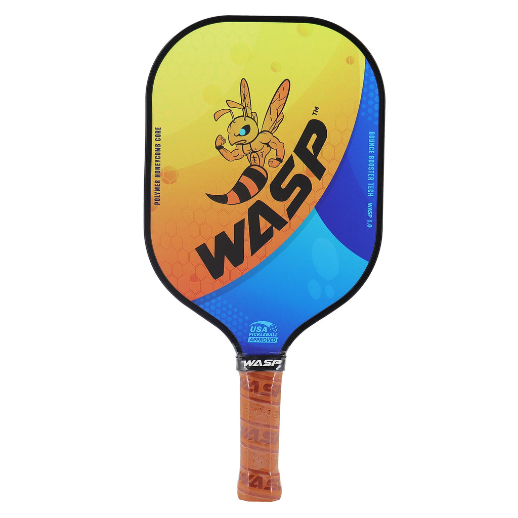 Unisex USAPA Compliant Pickleball Paddles Set with 4 Pickleballs Bounce Booster Tech 2 Rackets per Set
