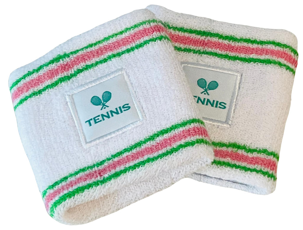 Tennis Wristbands - Wrist Sweatbands - Tennis Gifts for Women