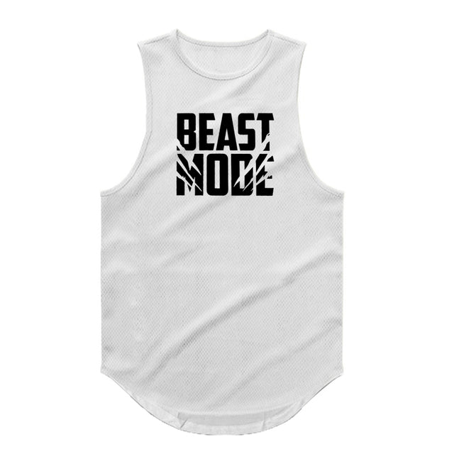 Men's Breathable Polyester Gym Vest for Daily Wear