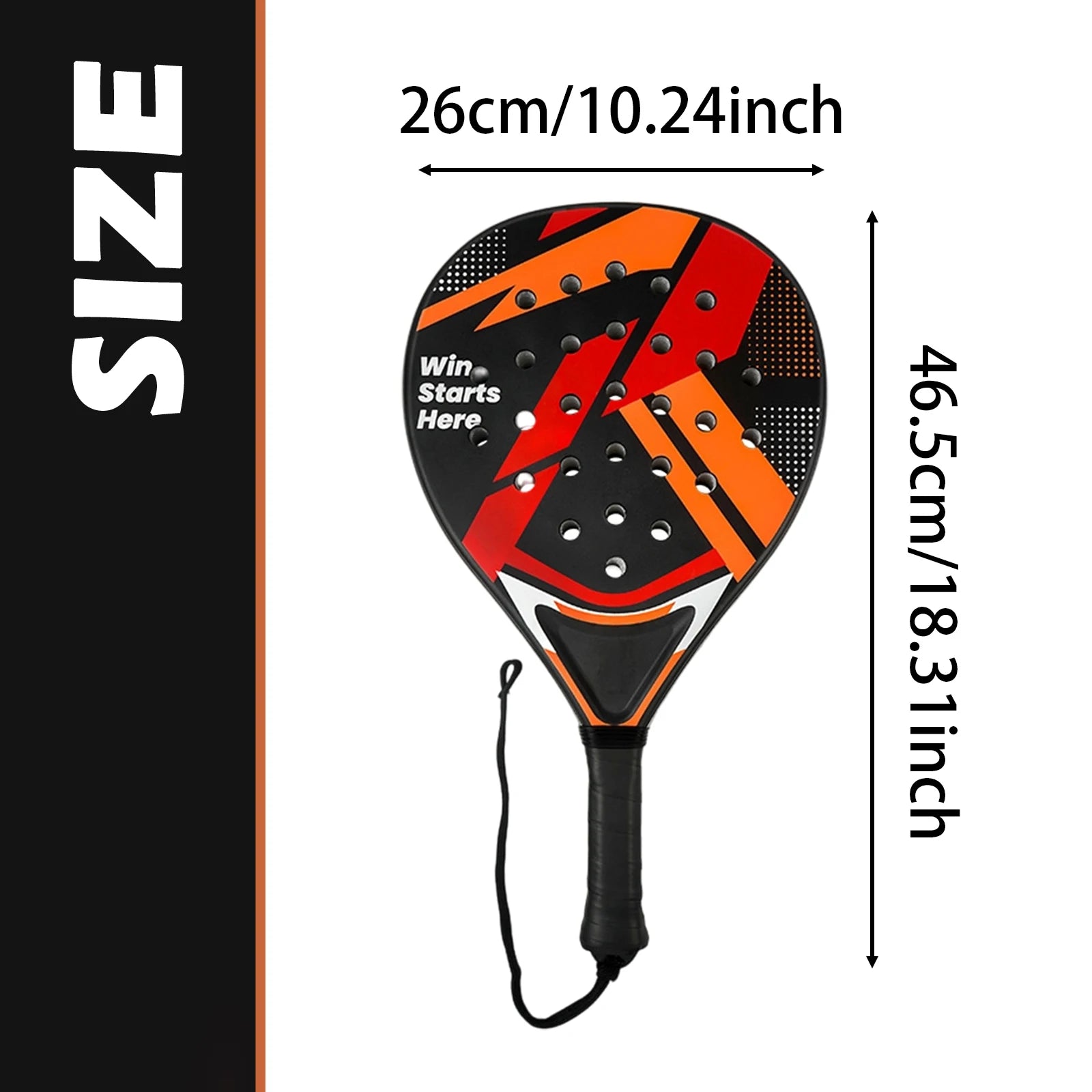 1 Pc Padel Tennis Racket Agility Non Slip Grip Beginners Racquet Physical Equipment for Kids Outdoor Garden Parent Summer Party