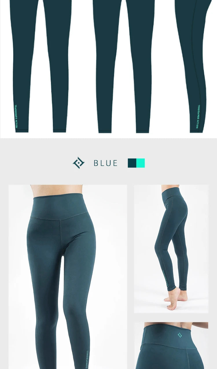 Yoga Pants for Women, Fitness Leggings, High Waist, Female Long Running Pants, Comfortable Hip Push Up Tights, Gym Clothing