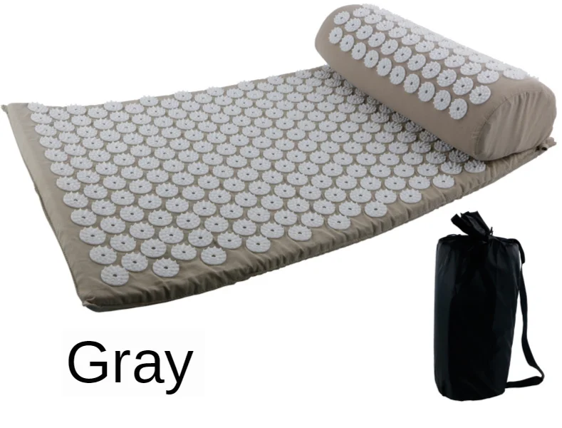 Massager Yoga Mat Cushion acupressure Massage Mat Sets Spike Fitness yoga Pilates Relieve Stress Back Pain Applicator kuznetsov