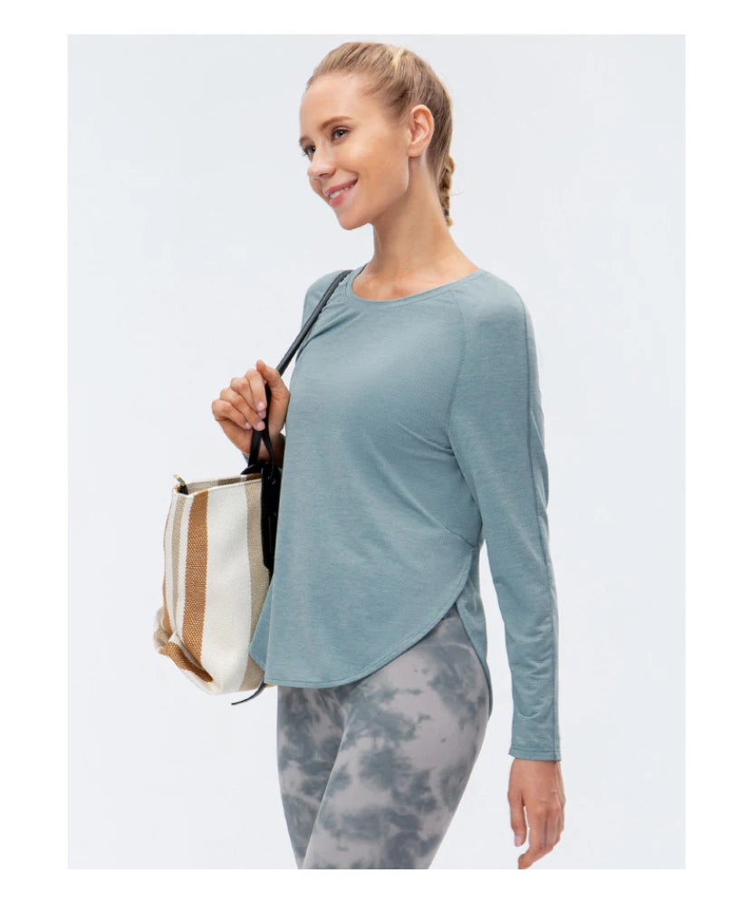 Women Gym Sports Top Women Training Fitness t Shirt Gym Clothes Winter Long Sleeve Yoga Top Seamless Running Shirt Yoga Clothing