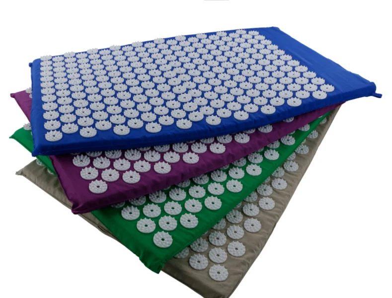 Massager Yoga Mat Cushion acupressure Massage Mat Sets Spike Fitness yoga Pilates Relieve Stress Back Pain Applicator kuznetsov