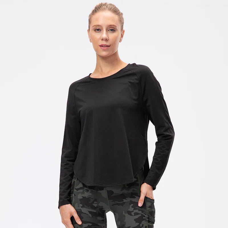 Women Gym Sports Top Women Training Fitness t Shirt Gym Clothes Winter Long Sleeve Yoga Top Seamless Running Shirt Yoga Clothing