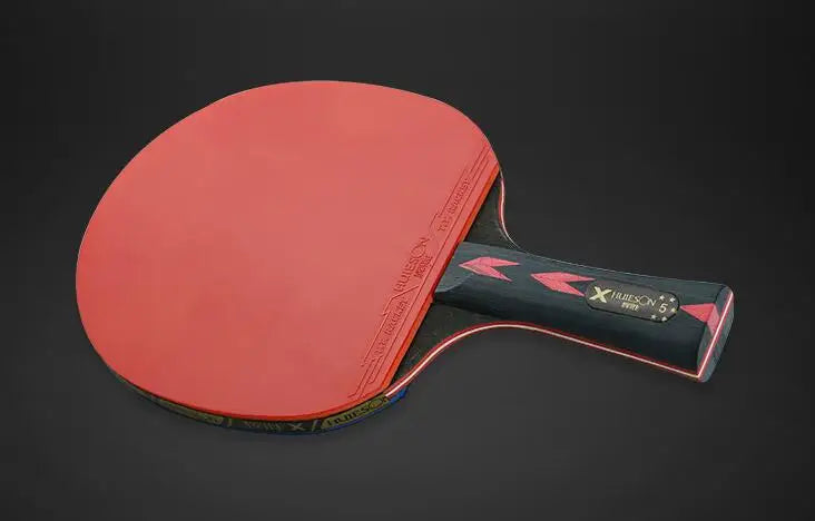 (2pcs/pair) 5 Star Carbon Table Tennis Racket Ping Pong Paddle Racket With Case