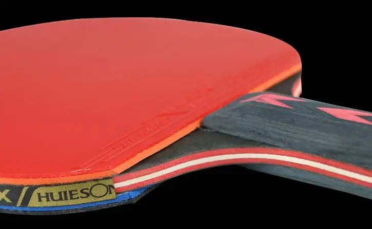 (2pcs/pair) 5 Star Carbon Table Tennis Racket Ping Pong Paddle Racket With Case