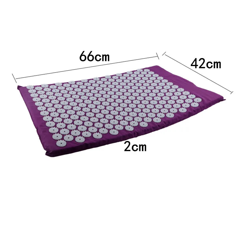 Massager Yoga Mat Cushion acupressure Massage Mat Sets Spike Fitness yoga Pilates Relieve Stress Back Pain Applicator kuznetsov