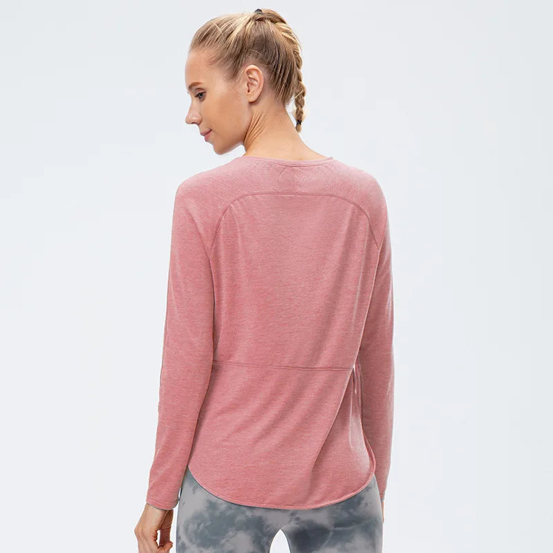 Women Gym Sports Top Women Training Fitness t Shirt Gym Clothes Winter Long Sleeve Yoga Top Seamless Running Shirt Yoga Clothing