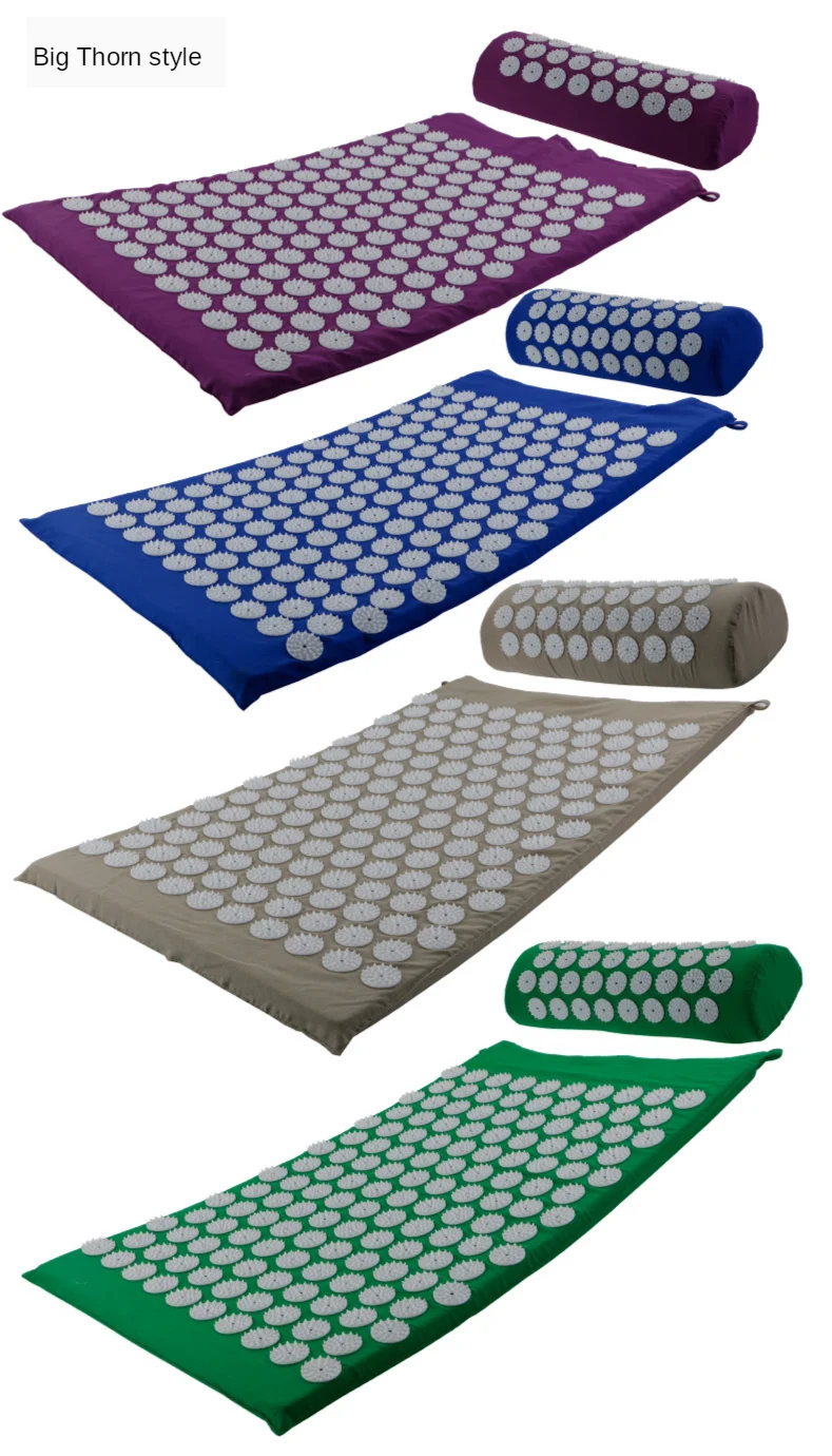 Massager Yoga Mat Cushion acupressure Massage Mat Sets Spike Fitness yoga Pilates Relieve Stress Back Pain Applicator kuznetsov