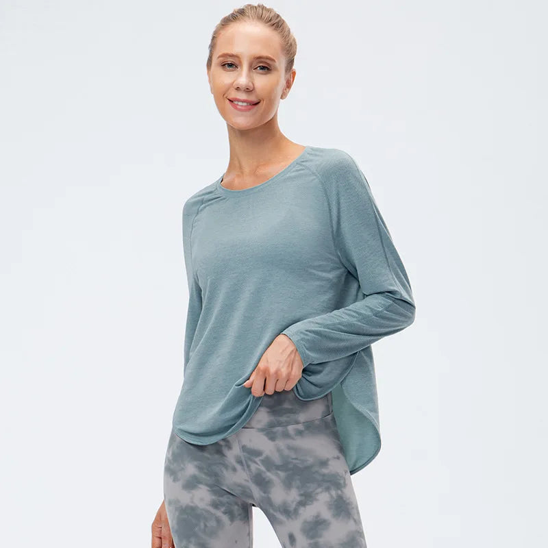 Women Gym Sports Top Women Training Fitness t Shirt Gym Clothes Winter Long Sleeve Yoga Top Seamless Running Shirt Yoga Clothing