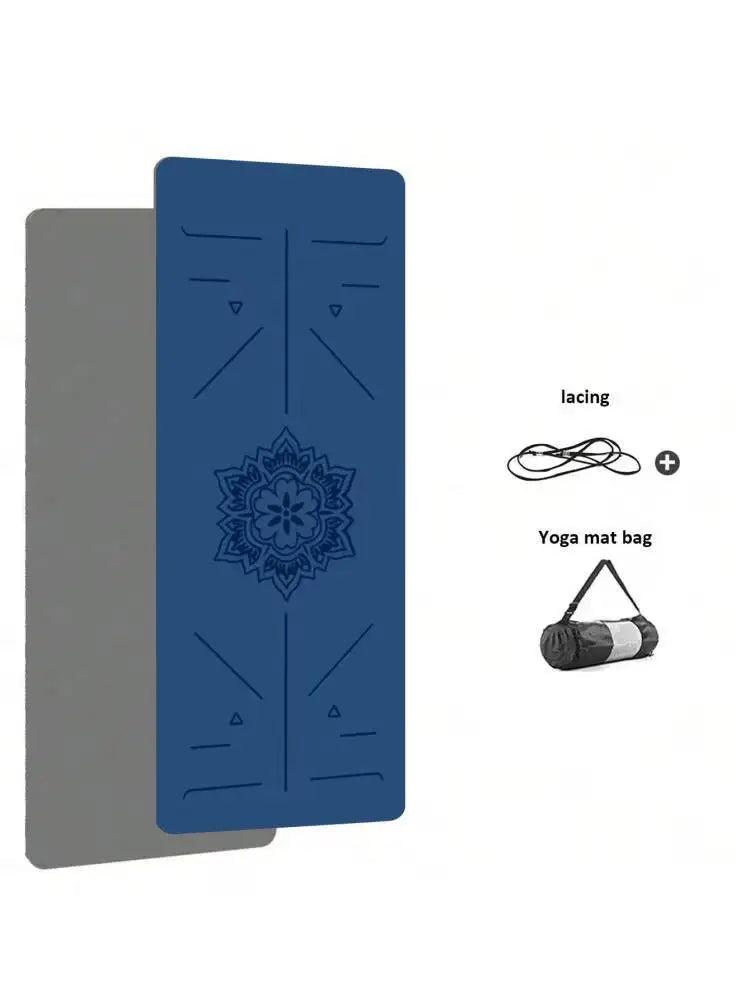 TPEgoyamat Non-slip, Pilates mat, environmentally friendly, Tear resistant thick yoga mat, suitable for family exercise mat,
