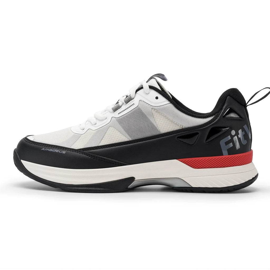 FitVille Wide Tennis Shoes For Men Pickleball Shoes Lightweight Breathable All Court Athletic With Arch Support & Wide Toe Box