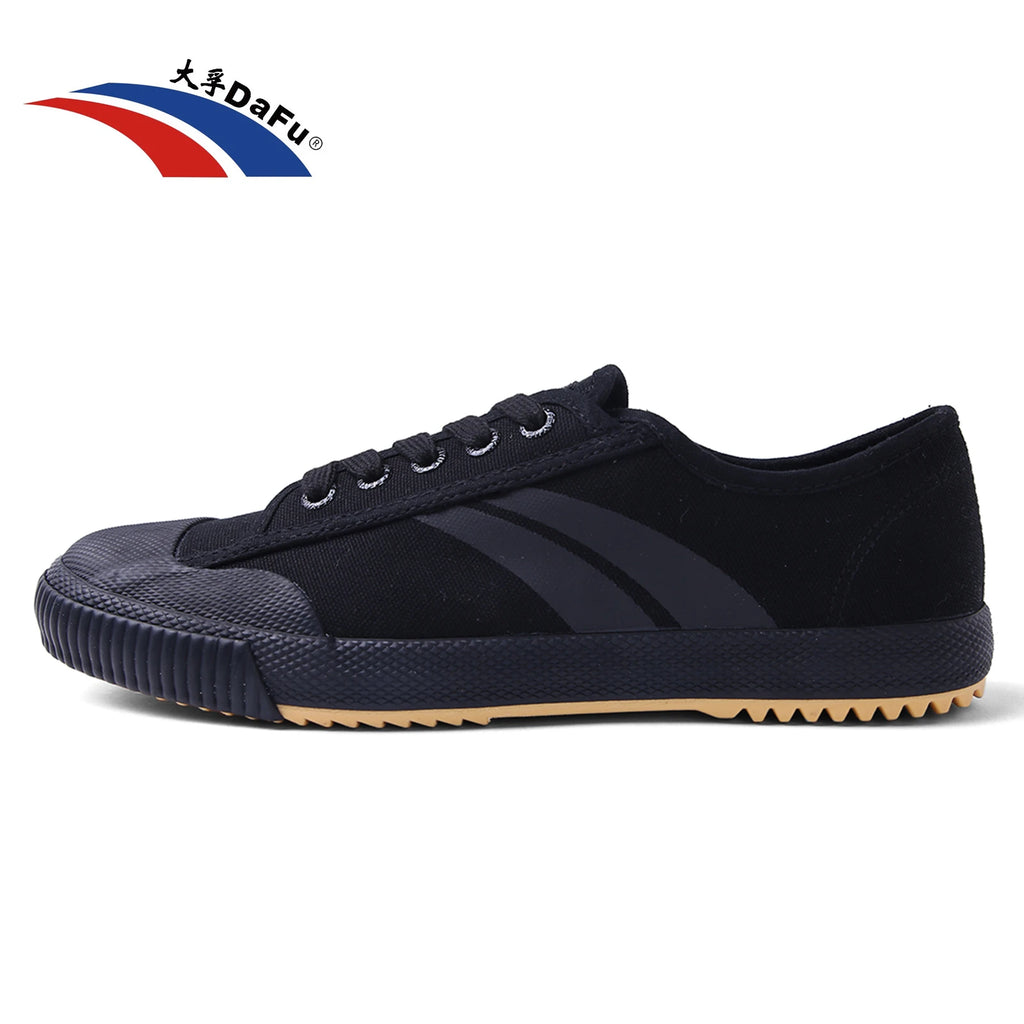 DaFu Shoes Improved Classical Sneakers Martial Arts All Balck Shoes