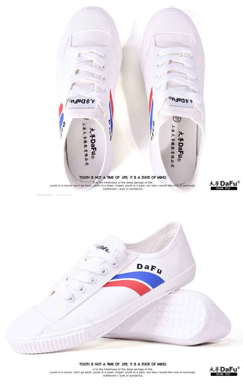 DaFu Shoes Improved Classical Sneakers Martial Arts All Balck Shoes