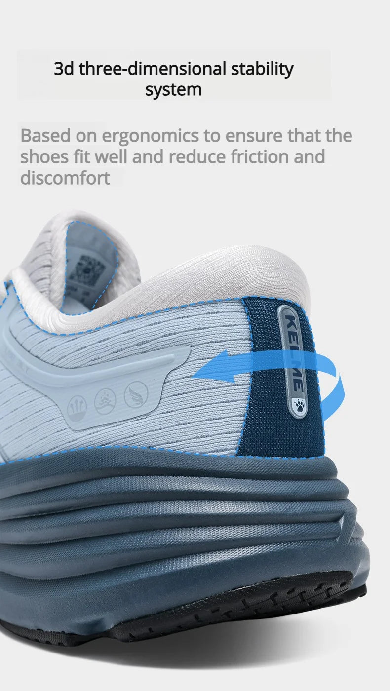 Kelme Men's Casual Running Shoes Shock-absorbing And Breathable Running Shoes Lightweight And Shock-absorbing Sports Shoes