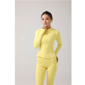 Women's Fitness Set Stand-Up Collar Long-Sleeve Yoga Top High-Waisted Leggings Running & Fitness Set