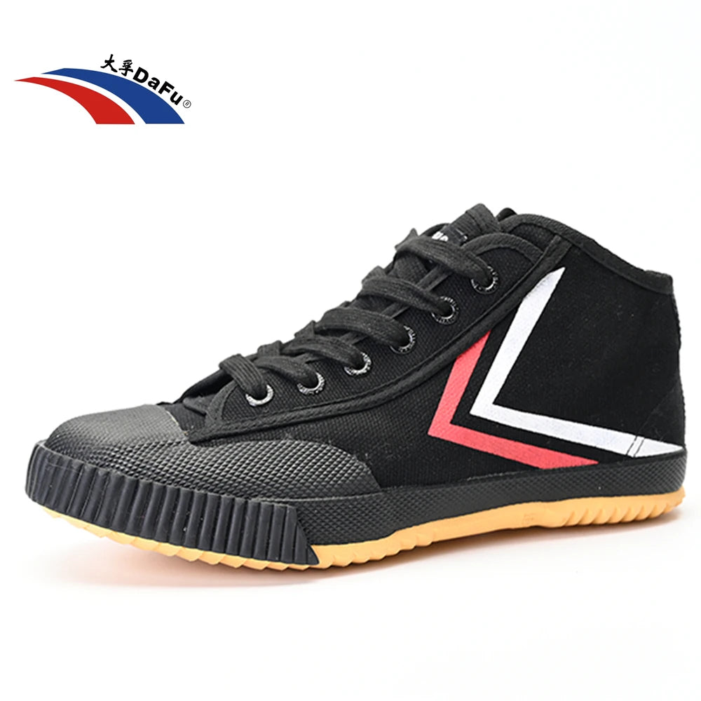 DaFu Original Parkour Shoes Kungfu Sneakers Martial Arts Shaolin Taichi Taekwondo Wushu Soft Comfortable Men Women