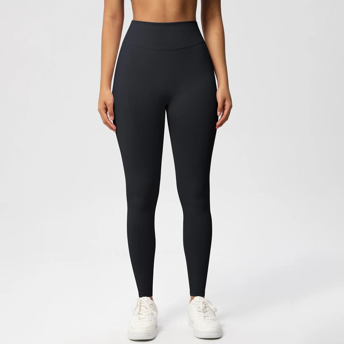 Seamless Women Solid Waist Yoga Pants Three-section Waist Sexy Hip-lifting Tight Sports Pants Fitness Exercise Yoga Pants