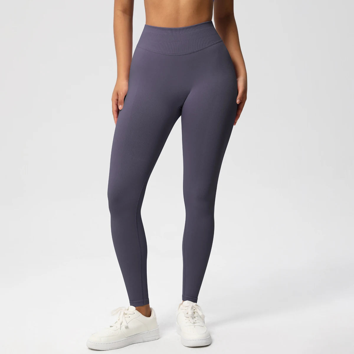 Seamless Women Solid Waist Yoga Pants Three-section Waist Sexy Hip-lifting Tight Sports Pants Fitness Exercise Yoga Pants