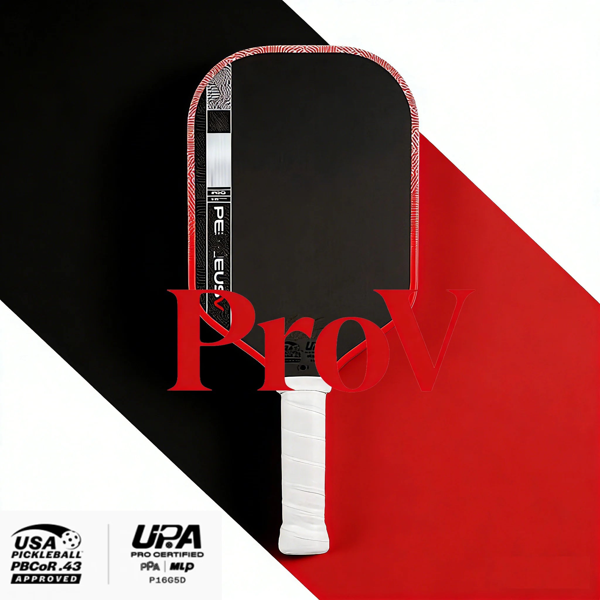 new Pro V pickleball paddle features optimized Tech Flex Power and Propulsion Core, delivering enhanced power, higher forgivenes