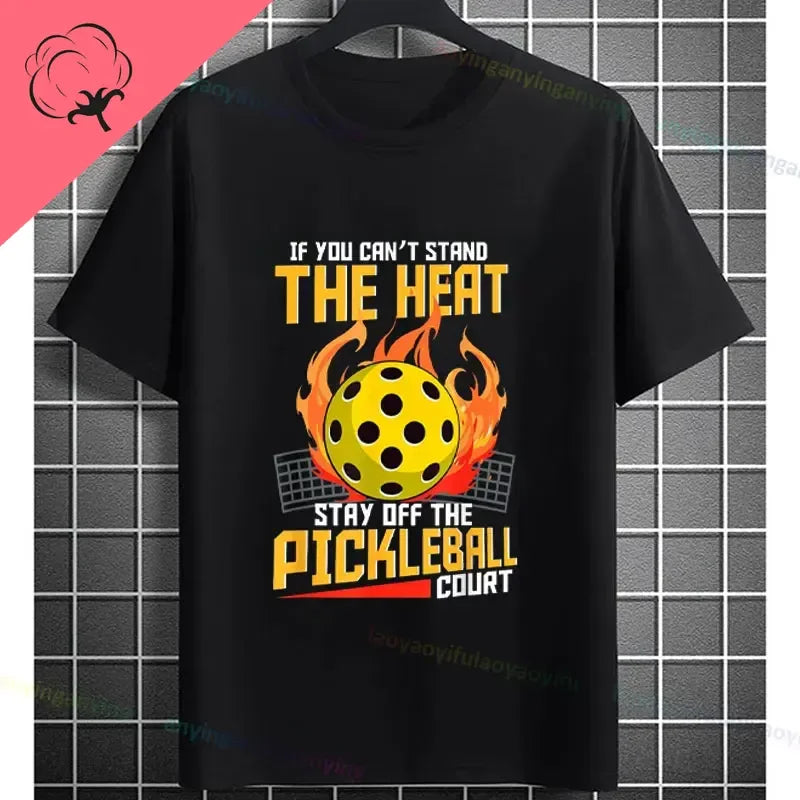 Pickleball Graphic T-Shirt – "It Was in" Funny Design Casual 100% Cotton Short-sleeve Fashion Sporty Style Tee Perfect for Gift
