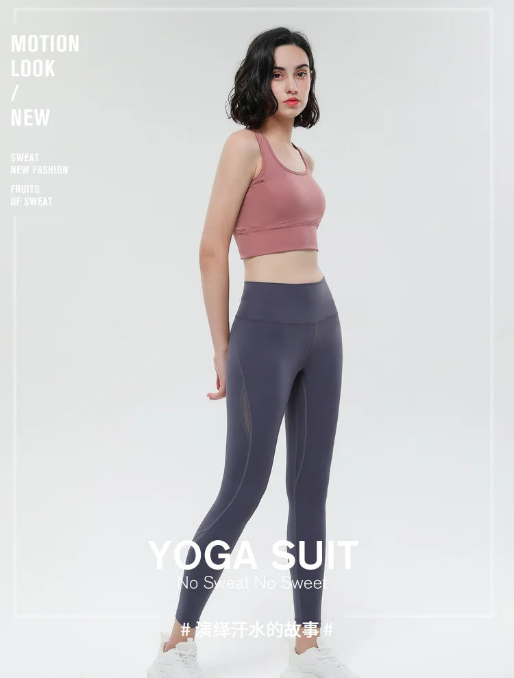 Yoga Pants Push-up Yoga Leggings Women Workout Gym Tights Sexy Sports High Waisted Hollowed out Quick Drying Women Workout Pants