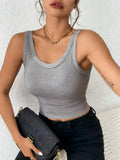 Yoga Woman Summer Y2K Vest Camisole Sexy Elasticity Korean Slim Female Clothing Women Knitted Sport Comfortable Tank Tops
