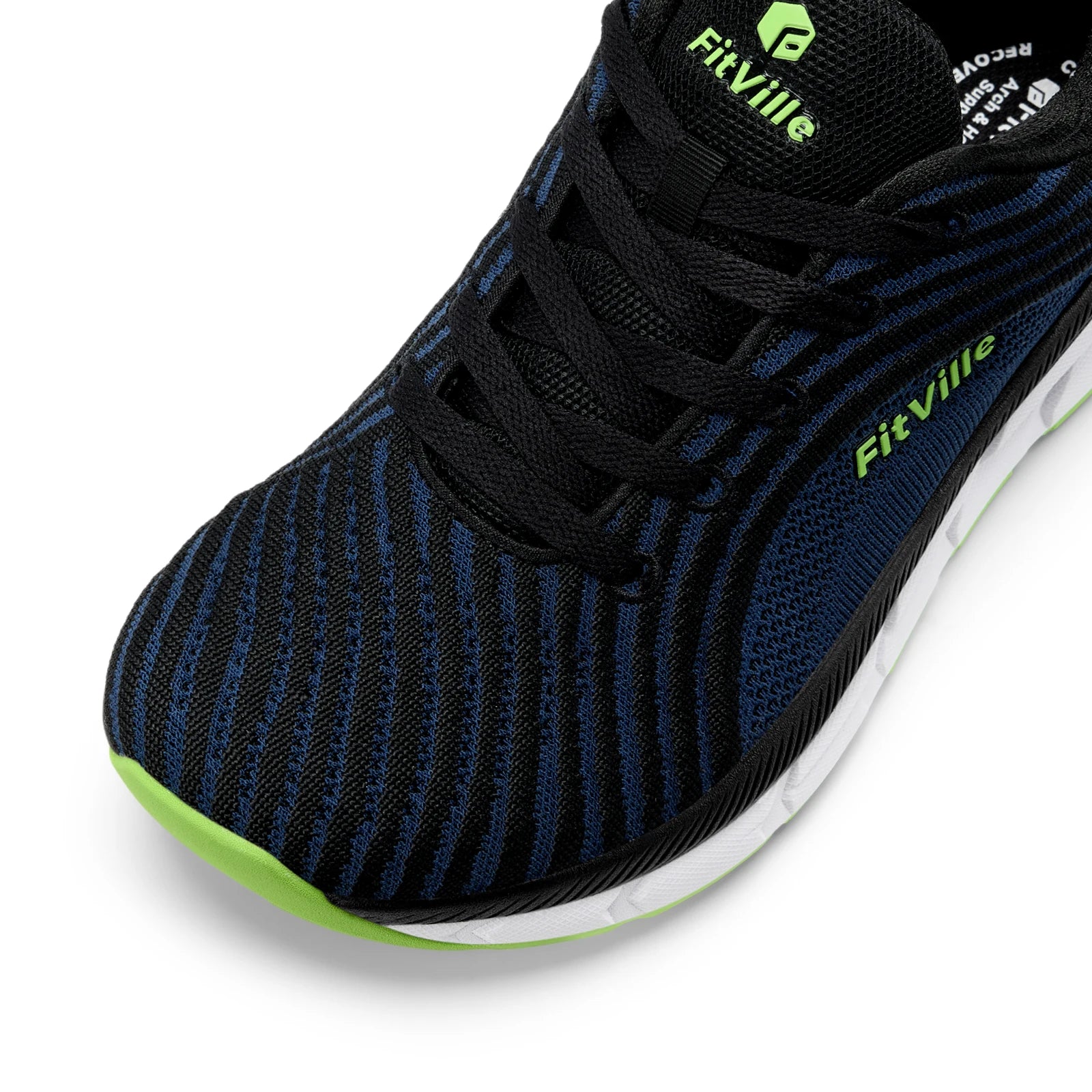 FitVille Men's Sports Shoes Extra Wide Running Walking Shoes for Men Comfort Casual Men Sneakers Lightweight Cushioned Footwear
