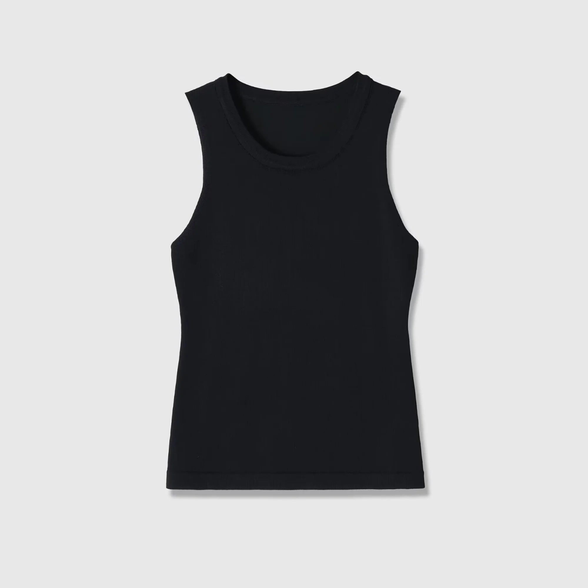Women's Tank Tops Summer  Female Simple Solid Slimming O-Neck Casual Ribbed Sleeveless Tops Lady Daily Camisoles