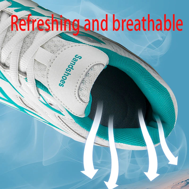 Men's and women's badminton shoes - sports support, flexibility, shock absorption and cushioning, grip table tennis shoes, volle