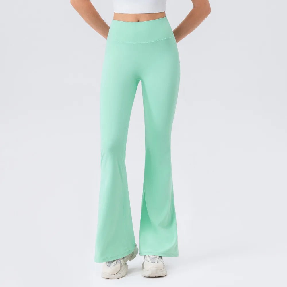 Yoga Pants Women High Waisted Yoga Pants with Pockets  Workout Flare Leggings Work Dress Pants Sports running fitness pants