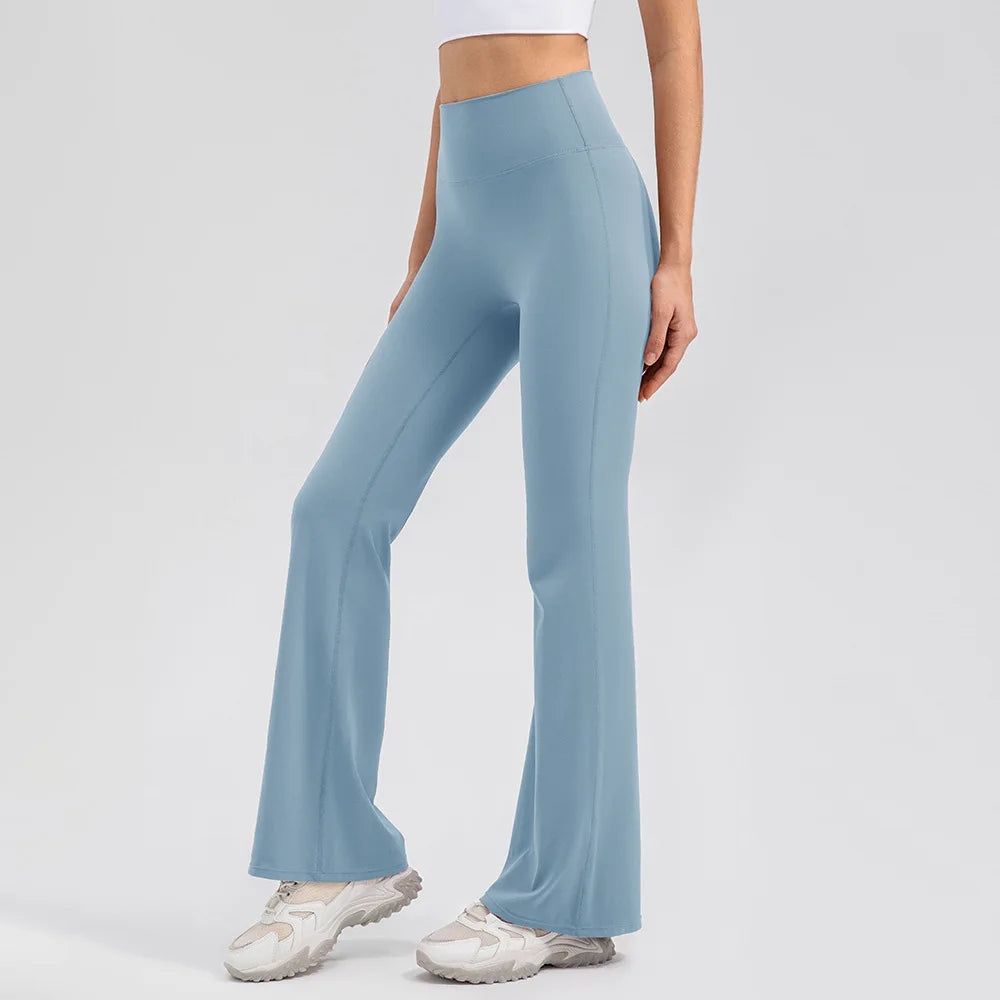Yoga Pants Women High Waisted Yoga Pants with Pockets  Workout Flare Leggings Work Dress Pants Sports running fitness pants