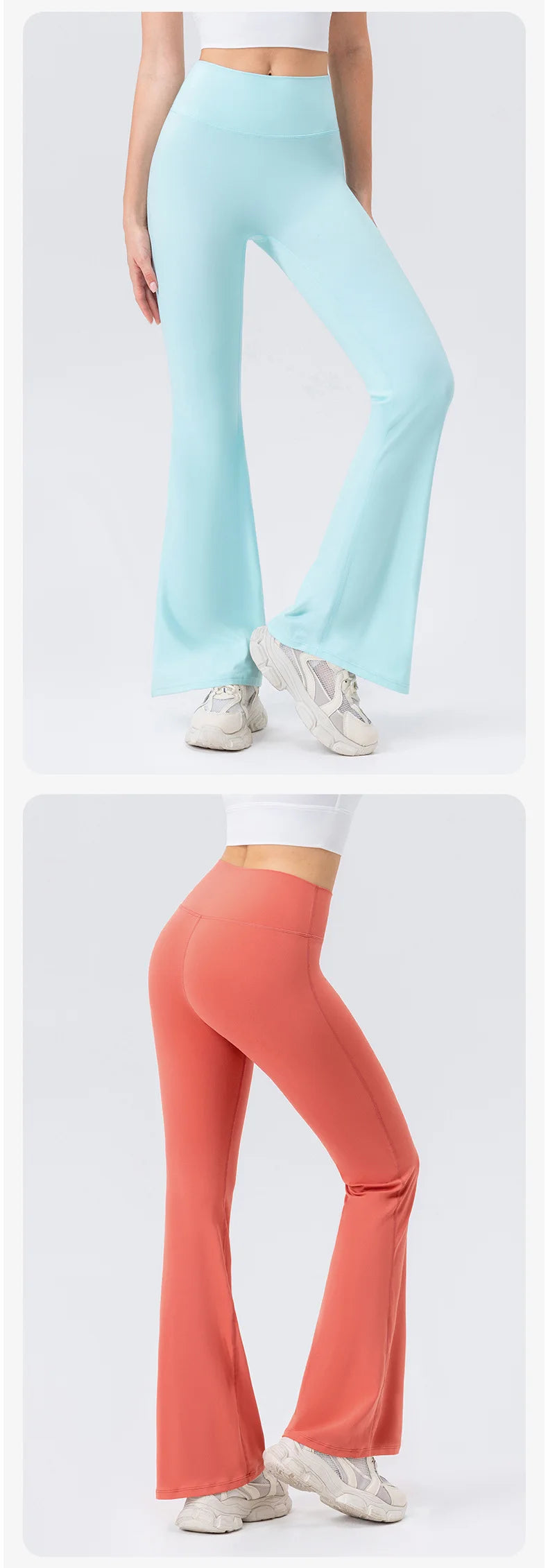 Yoga Pants Women High Waisted Yoga Pants with Pockets  Workout Flare Leggings Work Dress Pants Sports running fitness pants