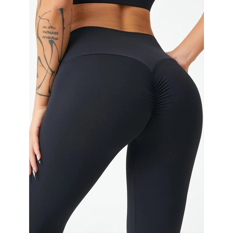 Yoga pants, nude-feel pants, high-waisted butt-lifting fitness pants, butt-enhancing pants for women