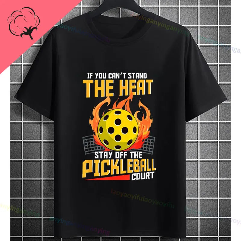 Pickleball Graphic T-Shirt – "It Was in" Funny Design Casual 100% Cotton Short-sleeve Fashion Sporty Style Tee Perfect for Gift