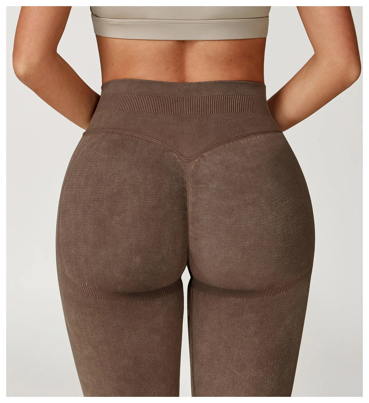 Yoga Pants Sports Leggings Women Seamless Sports Yoga Pant High Waist Ribbed Gym Clothes Fitness Workout Wear Scrunch Bum Tights