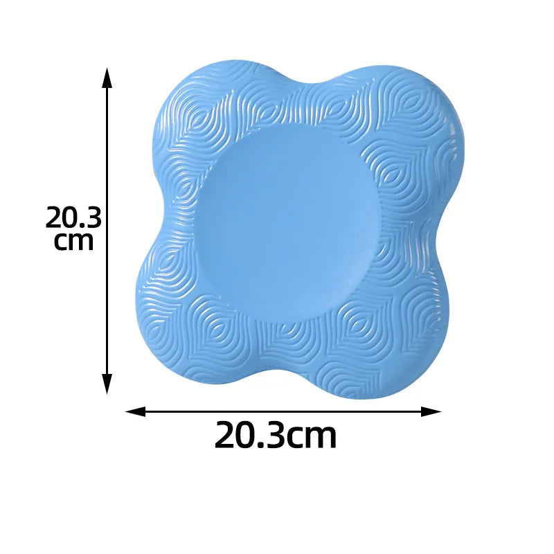 2pcs Yoga Kneeling Mat Thickened Flat Support Mat Knee Pad Portable Elbow Pad Yoga Mat Sports Fitness