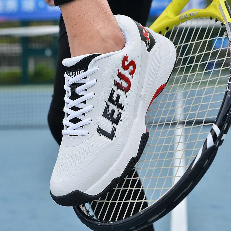 Tennis Shoes For Men 2024 New Breathable Badminton Volleyball Shoes Indoor Sport Anti-Slippery Pingpong Contest Training Sneaker