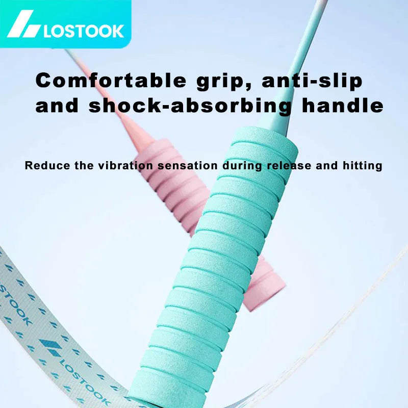 LOSTOOK Badminton Racket with 3 Nylon Shuttlecocks/1 Carry Bag Original By Beginners Badminton Set Sports Fitness equipment