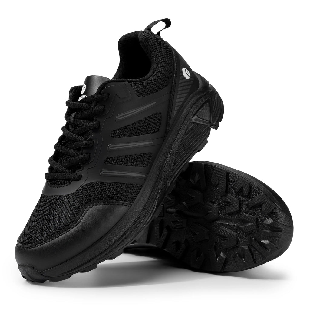 Fittington Extra Wide Men's Sports Shoes Cushioning Sneakers Trail Running Shoes For Men Heel Pain Plantar Fasciitis Relief