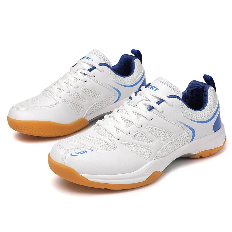 Badminton Shoes for Men and Women, Professional Sports Training Shoes, Shock-Absorbing Breathable Table Tennis Shoes, Tennis Shoes