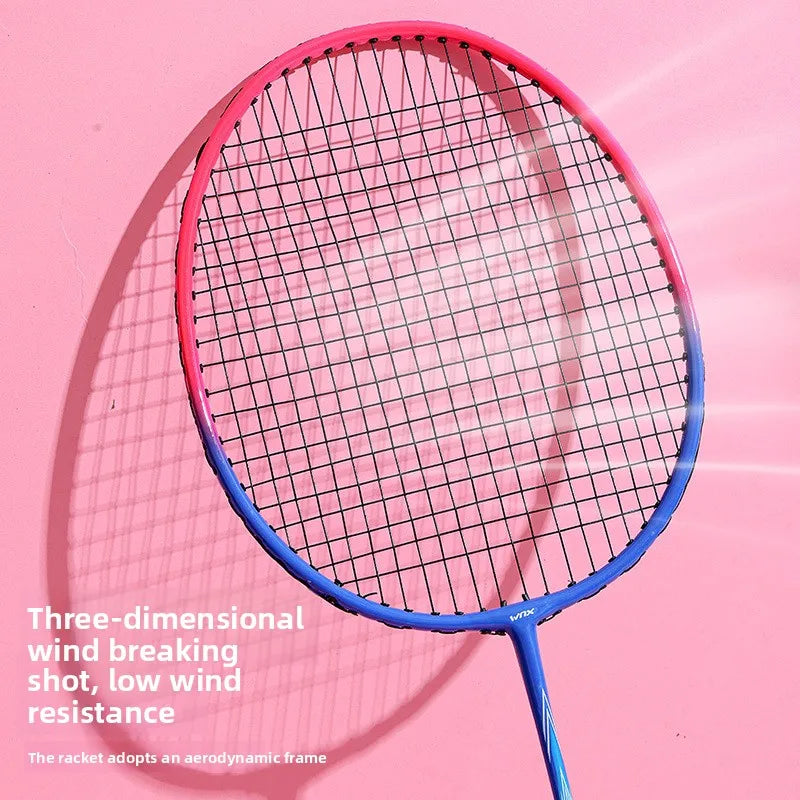 New Durable Badminton Rackets (Set of 2) – Ideal for Adults and Secondary School Students: High-Bounce Rackets for Beginners