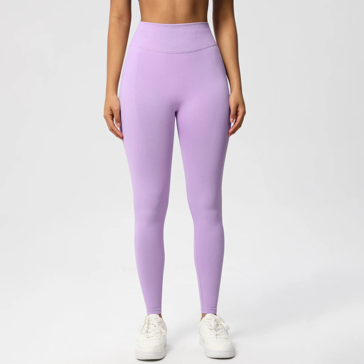 Seamless Women Solid Waist Yoga Pants Three-section Waist Sexy Hip-lifting Tight Sports Pants Fitness Exercise Yoga Pants